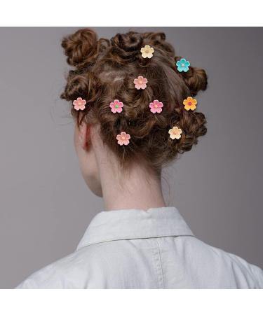 30 Pcs Matte Cherry Blossom Mini Flower Claw Clips - Cute Hair Accessories for Girls & Women - Buy Online on GoSupps.com
