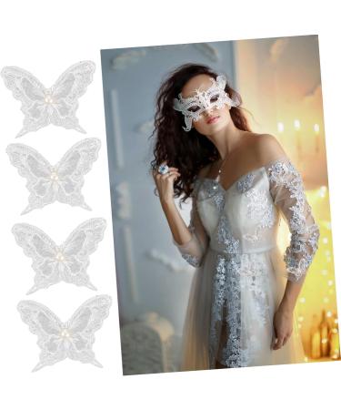 Lurrose Pbr Hat 10pcs Banner Costume Stickers Bag Decor Craft Diy Iron-on Patch Three-dimensional Fabric Stickers White Stickers - Buy Online on GoSupps.com