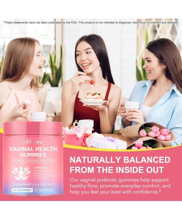 FuzzyUp Feminine Balance Gummies Premium Balance Women's Food Supplement pH Health Immune Support Energy Support Vegan Gluten Free Strawberry Flavor Delicious Flavor Vegan - Buy Online on GoSupps.com