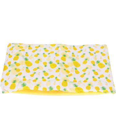 Bearded Dragon Bed Comfortable Removable Reptile Sleeping Bag with Small Pillow for Geckos (Pineapple + Yellow Quilt) - Buy Online on GoSupps.com