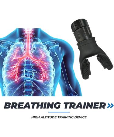 Deep Breathing Exerciser Device Breathing Exerciser Trainer Adjust Resistance Improve Lung Capacity Handheld Expansion Training Tool - Buy Online on GoSupps.com