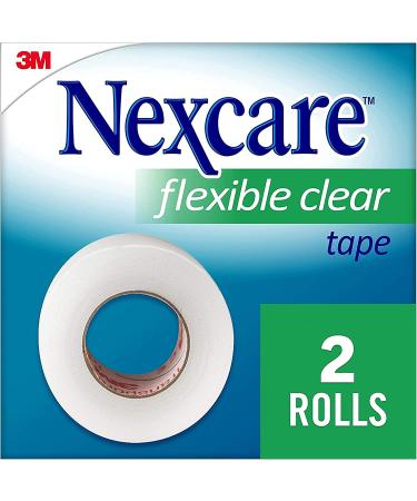 Nexcare Flexible Clear Tape Value Pack - 1 Inch X 10 Yards, Pack of 4 (80 Yards Total) - Buy Online on GoSupps.com