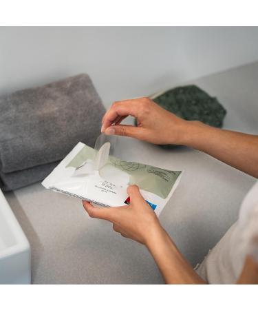 Abena Disposable Moist Wash Gloves - Soft Perfume-Free 30 Pack of 8 | Gentle Care Washcloths for Body - 23x15.5cm - Buy Online on GoSupps.com