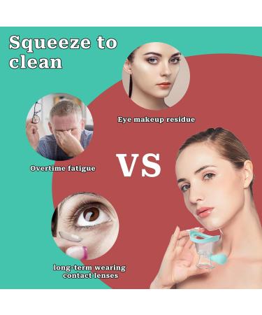 Silicone Eye Wash Cup Kit - Portable Eye Care Device for Soothing Tired Eyes and Removing Irritants - Buy Online on GoSupps.com