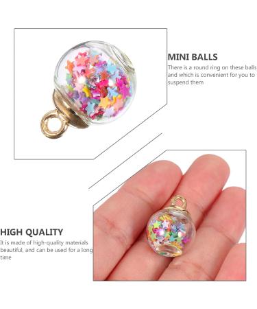 Ultechnovo 60 STK Mini Sequin Balls - Glittering Christmas Tree Decorations Colorful Holiday Ornaments 2.1x1.5cm Hangable Balls for Festive Decor - Buy Online on GoSupps.com
