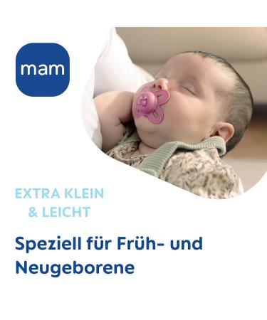 MAM Start Latex Pacifier Set for Newborns | Eco-Friendly Organic Materials | Includes Pacifier Box | Squirrel & Bird Designs | 0-2 Months - Buy Online on GoSupps.com