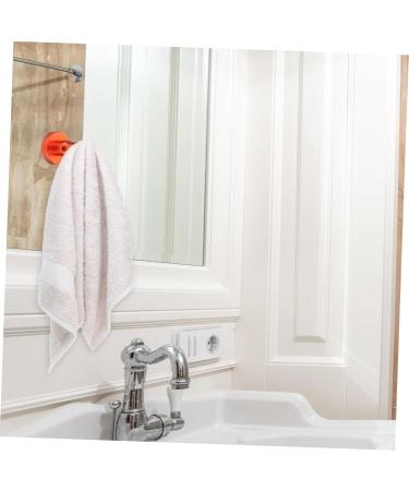 PRETYZOOM Coat Hook Towel Hanger Wall Mounted Hooks Hanging Hangers Sticky Hook Wall-Mounted medium Orange - Buy Online on GoSupps.com