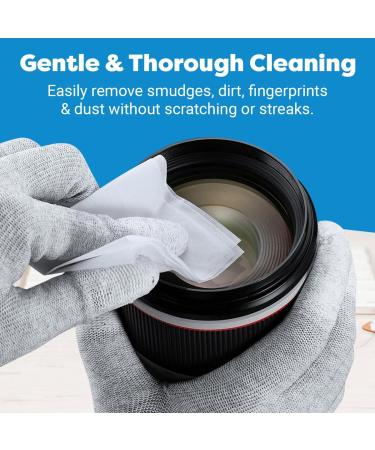 Zeiss Lens Wipes and Cleaning Cloth Pack - Pre-Moistened Individually Wrapped Alcohol Wipes for Coated Glass on Glasses Binoculars Sunglasses Camera Lenses Scopes - 200 Count Wipes & Cleaning Cloth - Buy Online on GoSupps.com