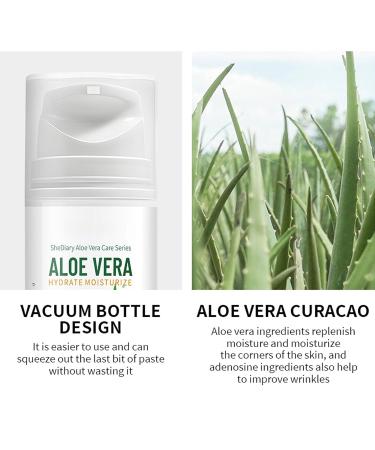 Aloe Vera Eye Cream - Dark Circles Puffiness & Bags Relief | Hydrating Anti-Aging Under Eye Cream for Dry Skin & Fine Lines - Buy Online on GoSupps.com