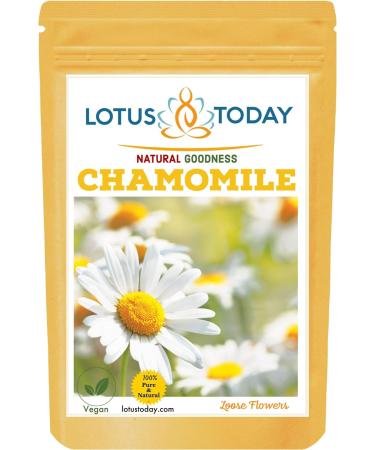 Chamomile Tea for relaxation whole Loose Flowers premium quality Herbal tea 30 grams - Buy Online on GoSupps.com