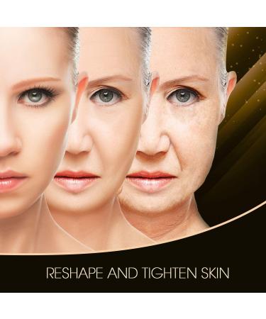 Rose Gold V Line Mask Double Chin Reducer - Anti Wrinkle Face Patch for Neck, Chin - 5 Pieces - Buy Online on GoSupps.com