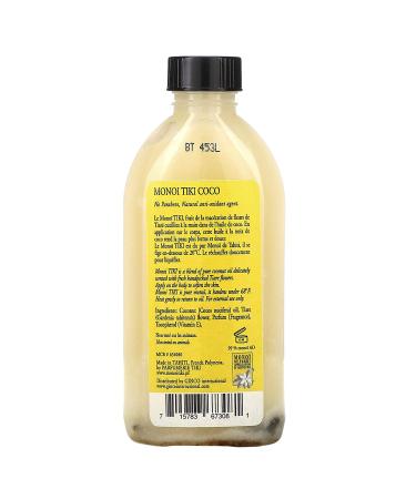 Monoi Tiare Tahiti Coconut Oil - Pure Coco Oil 4 fl oz (120 ml) for Skin & Hair - Buy Online on GoSupps.com