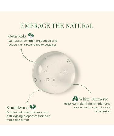 Ayurvedic Face Cleanser for Radiant Glow - White Turmeric Gotu Kola & Sandalwood - Calms Inflamed Skin - Perfect for Sensitive Dull & Acne-Prone Skin - 100 ML - Buy Online on GoSupps.com