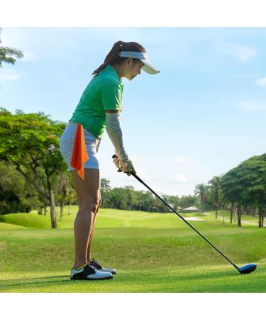 4 Pack Microfiber Golf Towel Set with Clip | Waffle Pattern | Golf Accessories for Men and Women | Multiple Colors (Red, Orange, Yellow, Purple) - Buy Online on GoSupps.com