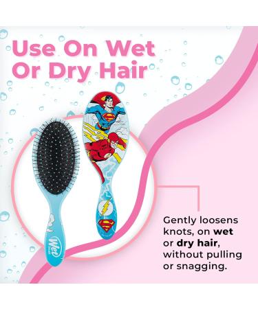 Wet Brush Original Detangler Justice League - Superman & Flash - Buy Online on GoSupps.com