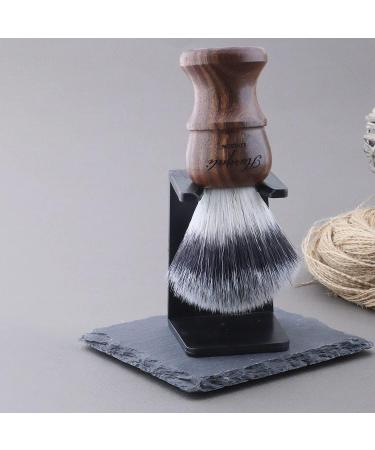 Personalized Wooden Razor Set for Men - Custom Engraved Shaving Razor & Brush Stand - Buy Online on GoSupps.com