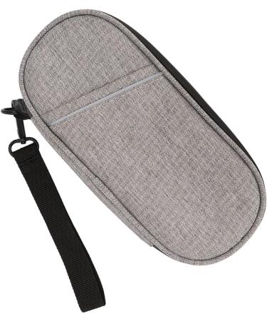 Insulin Cooler Bag - Aluminium Foil Insulation, Durable Zipper Design, Portable - Grey - Buy Online on GoSupps.com