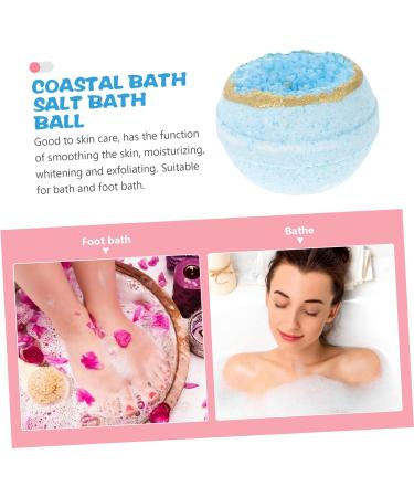 Natural Bath Ball - Foaming Spa Bubble Ball with Sea Salt | Portable Shower & Bath Supply (0.04 Oz - Buy Online on GoSupps.com
