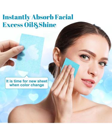 600 Sheets Natural Oily Facial Blotting Paper | Portable Oil Control Wipes | Absorbent Face Oil Sheets for Makeup & Skin - 12 Pack - Buy Online on GoSupps.com