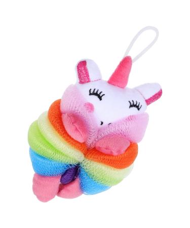 Bath Ball Lovely Bath Scrubbers Body Sponge Bath Mesh Pouf Cartoon Loofah Sponge Bath Sponge Bath Shower Balls Shower Scrunchie Bath Sponge Body Wash Pink or
