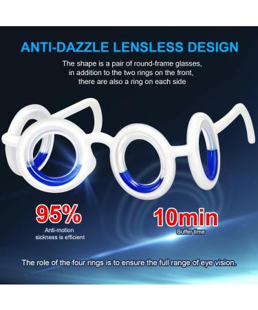 Portable Anti-Motion Sickness Smart Glasses for Adults and Kids - Travel & Gaming Nausea Relief - Buy Online on GoSupps.com
