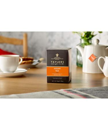 Taylors of Harrogate Pure Assam Tea - 20 Wrapped & Tagged Tea Bags - Buy Online on GoSupps.com