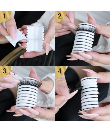 Lash Glue Replacement Self-Adhesive Strips 30 Pcs | Waterproof & Easy to Apply | 35mm Single Length | Ideal for All Strip False Eyelashes - Buy Online on GoSupps.com