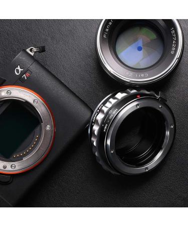 K&F Concept Nikon G to Sony E-Mount Lens Mount Adapter for Alpha A7 A6000 A6300 A6500 - NIK(G)-NEX Compatible - Buy Online on GoSupps.com