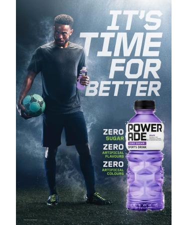 Powerade Zero Purple Grape 20oz Bottle - Pack of 10 (200 Oz) Zero Calorie Sports Drink - Buy Online on GoSupps.com