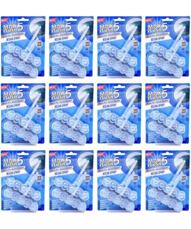 Rim Block for Toilet Anti-Limescale Dirt protection Toilet Rim Block Multipack 6X2 | FabFinds Toilet block 8s (12X Twin Pack Ocean Spray) 1 count (Pack of 12) Ocean Spray - Buy Online on GoSupps.com