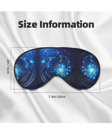 Daisy Flowers Print Unisex Eye Mask | Soft Comfortable Light-Blocking Sleep Mask - International Shipping Available - Buy Online on GoSupps.com