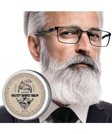 Buy Premium Beard Balm for Men - Leave In Conditioner & Styler with Coconut & Shea Butter | Nourish & Tame Facial Hair (1 oz - Buy Online on GoSupps.com