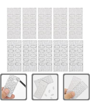 Housoutil Nail Pusher Self Sticker Sandpaper 10 Sheets Flake File Trimming Nails Pre Polishing Sandpaper Coarse and Fine Sand Nail Files Buffers Nail Discs Pads for Beginners - Buy Online on GoSupps.com