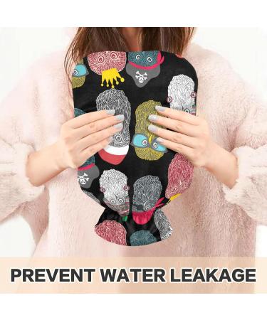 Hot Water Bottles with Cute Owl Cover | 2L Pain Relief & Cramps Relief | International Shipping - Buy Online on GoSupps.com
