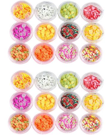 FOMIYES 2 Sets Polymer Clay Fruit Slices for Nail Art & Jewelry Making - Buy Online on GoSupps.com