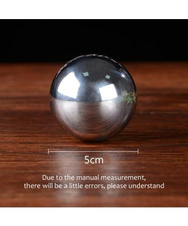 STCREE TQGJST56 Stainless Steel Baoding Balls (4.8cm) with Bell - Hand Training & Stress Relief Therapy - Buy Online on GoSupps.com