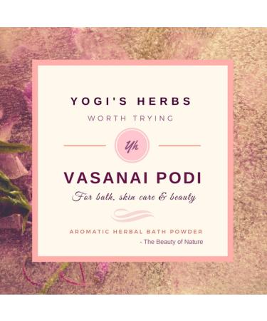 Yogis Herbs Vasanai Podi   Cool & Refreshing Herbal Bath Powder -200g - Buy Online on GoSupps.com
