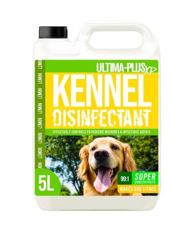 ULTIMA-PLUS XP Kennel Kleen - Concentrated Formula Kennel Cleaner Disinfectant Sanitiser & Deodoriser For use in Kennels Catteries Hatches and More Lemon Fragrance 5L - Buy Online on GoSupps.com