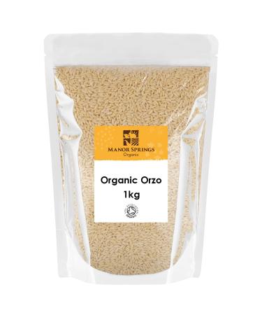 Organic Orzo Pasta (Risoni) 1kg by Manor Springs Organic - Buy Online on GoSupps.com