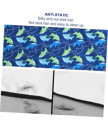 Beaupretty Barber Apron Kids Printing Haircutting Cloth Haircutting Shawl Haircutting Gown Polyester Pongee Cloth kids apron kid aprons apron for kids waterproof apron robe Apron Release - Buy Online on GoSupps.com