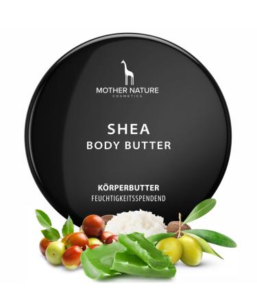 Body Cream - Organic Body Butter with Shea Butter Superfood for Dry Skin - Intense Care, Moisturizing & Revitalizing, Waterless Formula, Vegan, Skin Foundation - 200ml