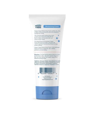 Happy Cappy Moisturizing Cream for Children - Soothes Dry, Itchy, Irritated Skin - Dermatologist Tested - Fragrance-Free - 6 Fl Oz - Buy Online on GoSupps.com