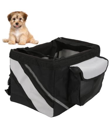 Mokernali Dog Bicycle Basket Dog Bicycle Bag 38x28x25cm Dog Carrier Backpack Cat Bicycle Basket Detachable Front Basket for Small and Medium Pets
