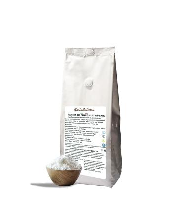 GustoIntenso Oat Flour - Sugar Free Gluten Free Oat Fiber Cereal Flour (2000g) - Healthy Baking for Any Recipe - Buy Online on GoSupps.com