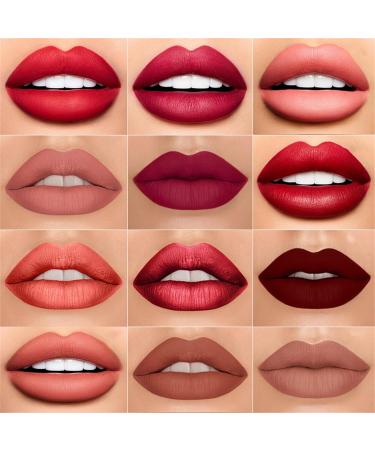 ventes flash Doublure l vres et rouge l vres pour femme doublure en 1 durable 2 longue doublure en velours avec l vre t te crayon rouge l vres pour les voyages quotidiens 1 unit (Lot de 1) red-4 - Buy Online on GoSupps.com