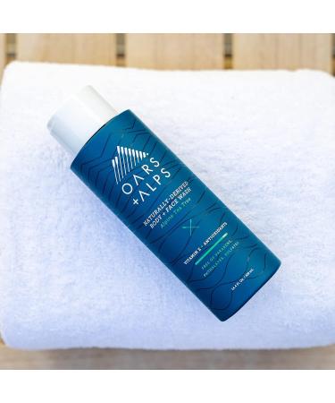 Oars + Alps Men's Moisturizing Body and Face Wash with Vitamin E and Antioxidants - Sulfate-Free Alpine Tea Tree Formula (2 Pack) - Buy Online on GoSupps.com