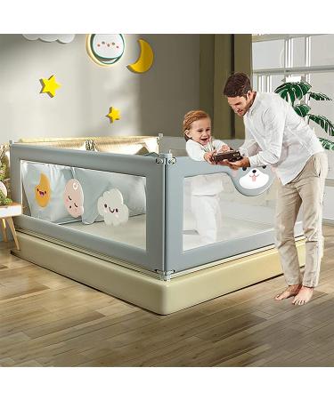 EAQ Bed Rail for Toddlers   Infants Safety Bed Guardrail  Toddler Bed Rails for Twin  Full Size  Queen &King Mattress Extra Long Crib Rail Guard One Pack(78"  Grey) Grey 78 - Buy Online on GoSupps.com