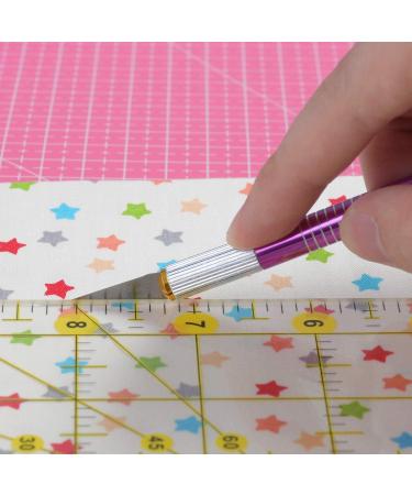 Rdutuok 45mm Rotary Cutter Set with 5 Replacement Blades, A3 Cutting Mat, Acrylic Ruler, Sewing Pins, Craft Knife, and Clips - Perfect for Sewing, Crafting, and Patchworking - Buy Online on GoSupps.com