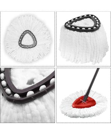 4 Pack Microfiber Spin Mop Refills for O-Cedar Easy Wring Spin Mop - Easy Cleaning Replacement Heads (Pack of 4) - Buy Online on GoSupps.com