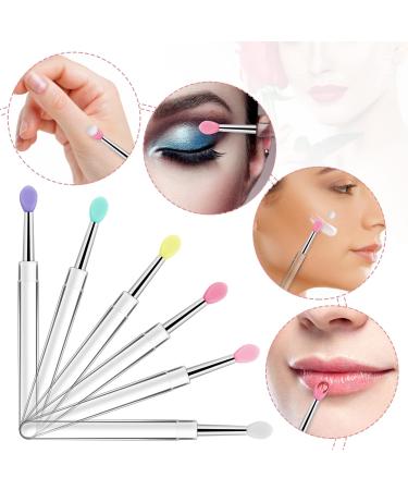 Abeillo 6PCS Silicone Lip Brush Silicone Lip Applicator Reusable Lip Balm Applicator with Cap Lip Scrub Brush Lip Brush for Lipstick Eyeshadow and Cream Lip Mask (Multicolor) - Buy Online on GoSupps.com